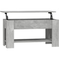 Table basse design moderne gris