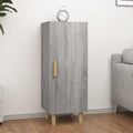 Buffet gris clair en bois d'ingenierie