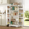 Credence creme avec 2 portes, metal