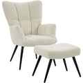 Allure contemporaine fauteuil relax gris clair en tissu