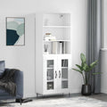 Gris clair credence haute en bois