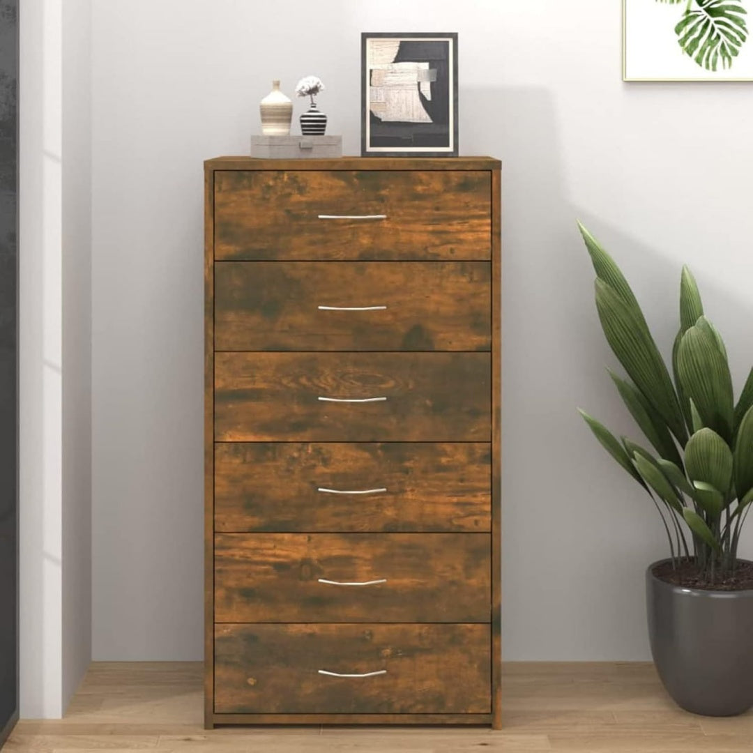 Buffet polyvalent 6 tiroirs en bois