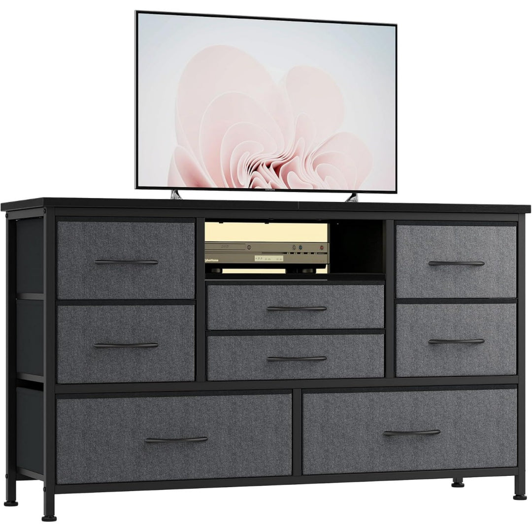 Commode gris fonce USB moderne