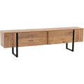 Caractere Moderne, meuble TV marron en bois