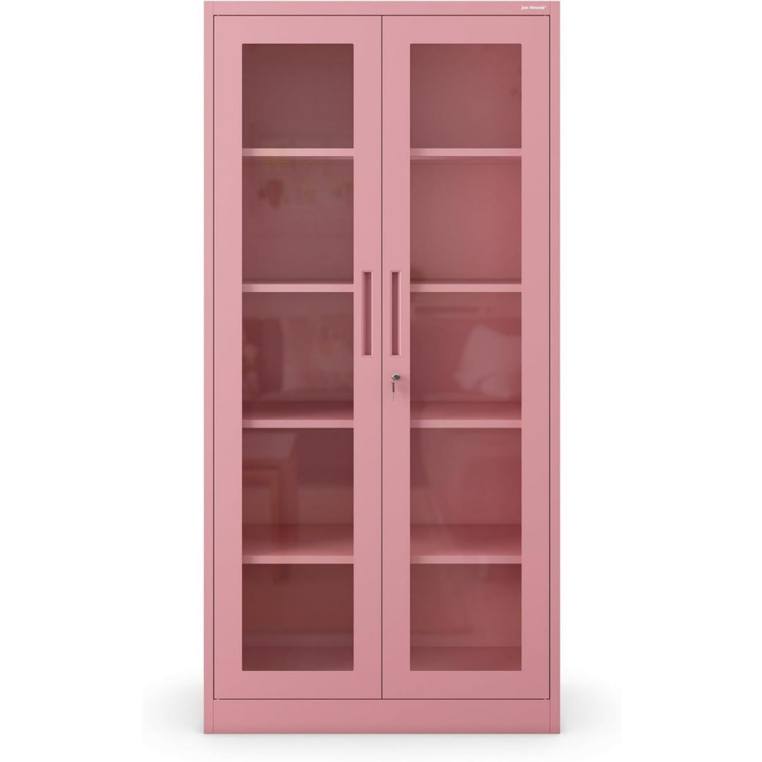 Armoire vitree rose 90 cm, de belle finition