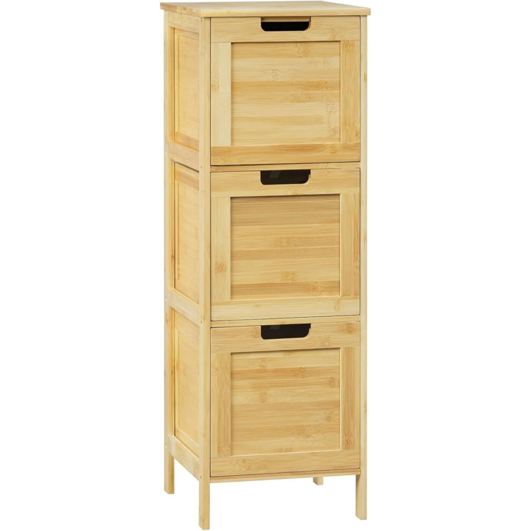 Meuble sur pied moderne en chene et MDF