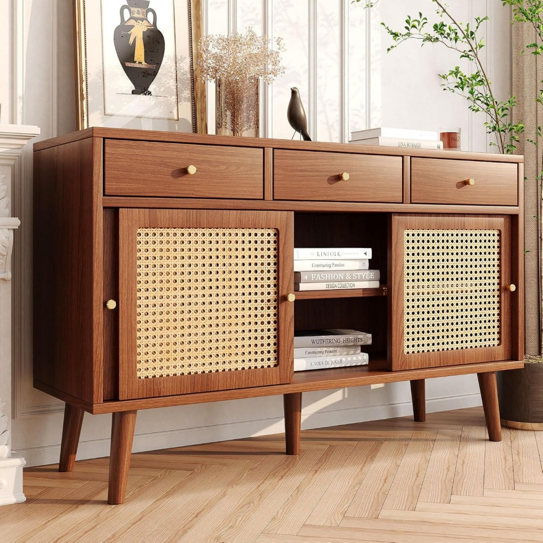 Moderne enfilade marron 120 x 40 x 78cm