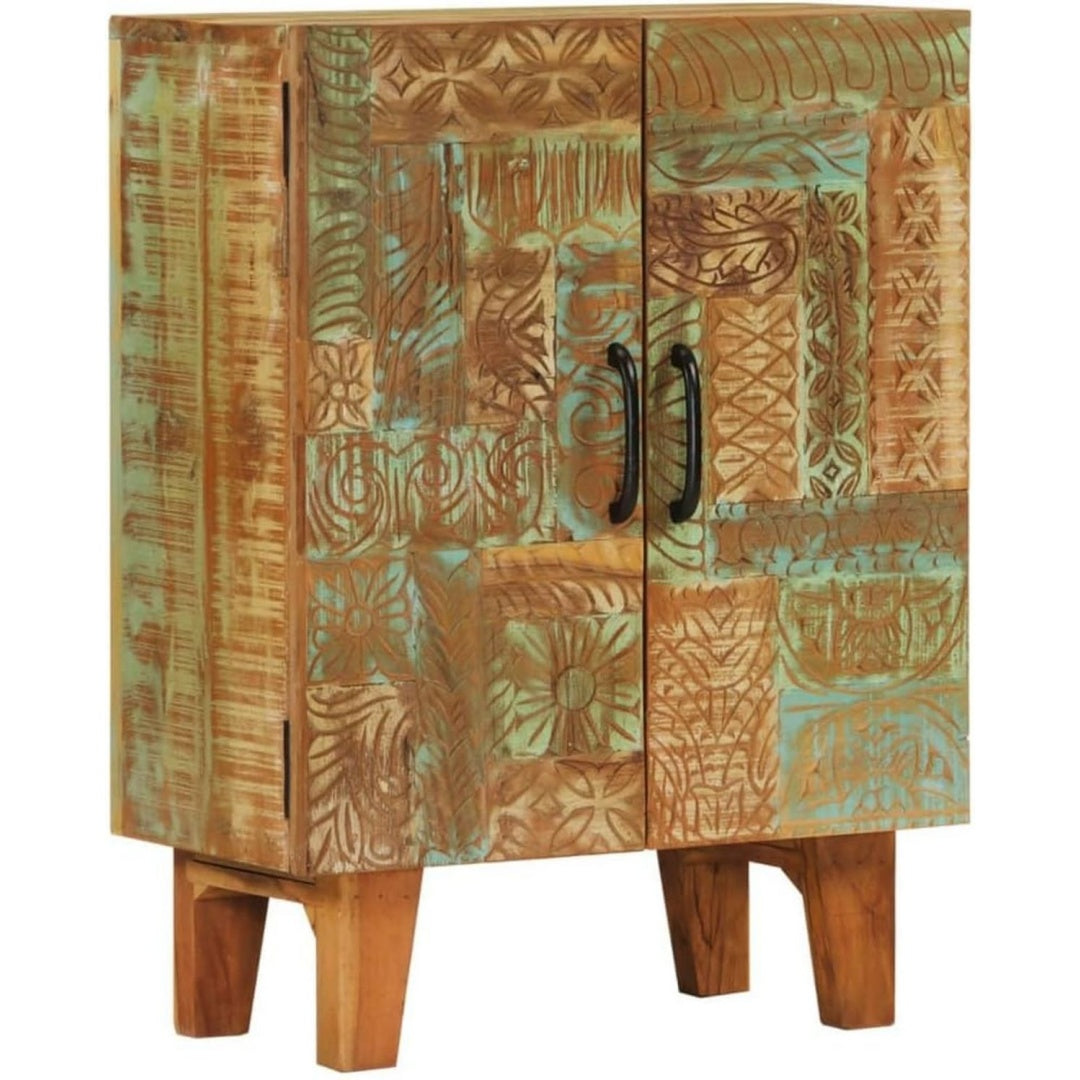 Credence esprit cachet vintage, 2 portes marron