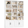Bibliotheque d'appoint gris clair en acier 150 x 23.7 x 209 cm