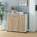 Commode design moderne marron 28 x 80 x 72 cm