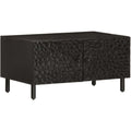 Table basse noir depouille 80 x 50 x 40 cm